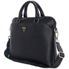 Tasche LAPTOP 15" Guess Grained Zipper Pocket Triangle Logo schwarz