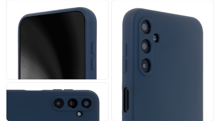 Nakładka Silicon Soft do Samsung Galaxy S24 Plus ciemnoniebieska