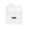 Baseus Super Si szybka ładowarka sieciowa Quick Charge 3.0 Power Delivery 25W 3A + Kabel USB Typ C - USB Typ C 3A 1m biały (TZCCSUP-L02)