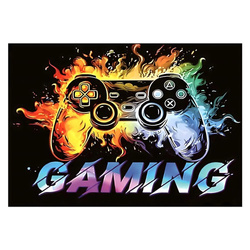 Mata ochronna pod krzesło wzór gamingowy 40 x 60 cm RC-K-1540