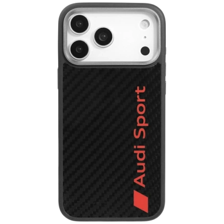 Etui Audi R8 Carbon Fiber MagSafe do iPhone 17 Pro Max - czarne