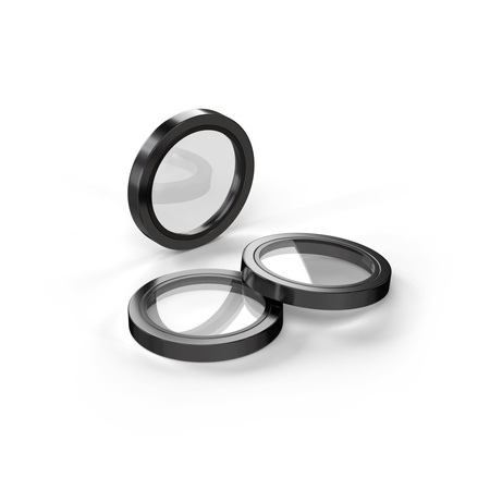 Etteri szkło na aparat do iPhone 15 Pro / 15 Pro Max czarny