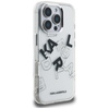 Karl Lagerfeld IML Sketched Graphic - Etui iPhone 16 Pro (przezroczysty)