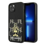 Case IPHONE 13 Karl Lagerfeld Hardcase Karlimals Cardslot (KLHCP13MCANCNK) black