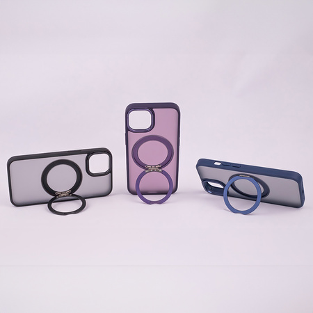 Nakładka Mag Ring Rotating do iPhone 14 6,1" granatowy