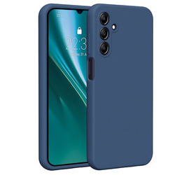 Nakładka Etteri Silicone Case do Samsung Galaxy A15 4G / A15 5G ciemnoniebieska