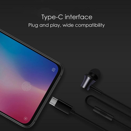 Oryginalny Zestaw Stereo Xiaomi HSEJ04WM USB-C czarny blister