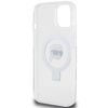 Karl Lagerfeld KLHMP15SHMRSKHH iPhone 15 6.1&quot; white/white hardcase Ring Stand Karl Head MagSafe