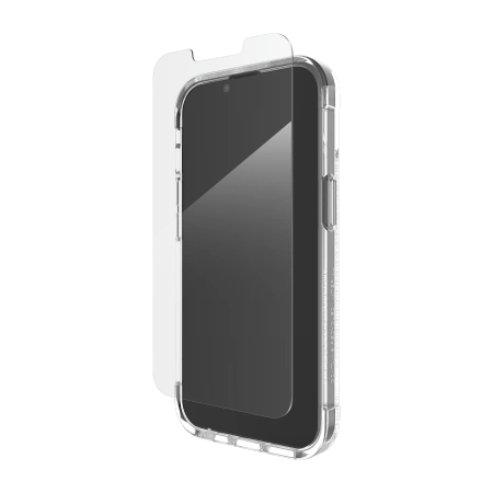 ZAGG Luxe Bundle Case for iPhone 16e (2025) / 15 / 14 / 13 - Transparent