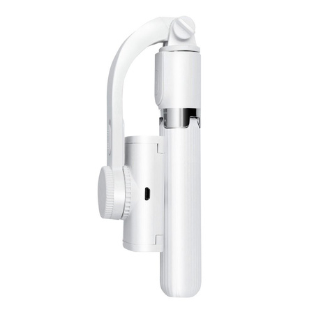 Zestaw / uchwyt selfie z pilotem na bluetooth tripod GIMBAL stabilizator biały SSTR-L08