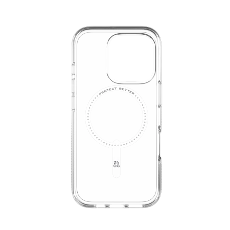 ZAGG Crystal Palace Snap Case with MagSafe for iPhone 16 Pro - Clear
