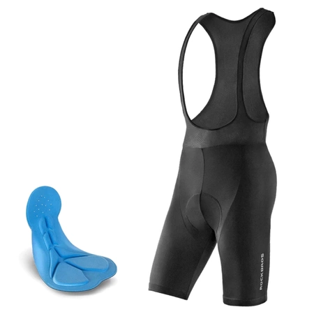 Rockbros RK2002XL bib shorts with XL pad - black