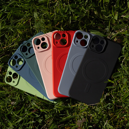 Nakładka Simple Color Mag do iPhone 14 Pro 6,1" różowa