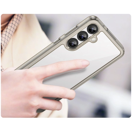 Outer Space Case Samsung Galaxy A36 Transparent-black