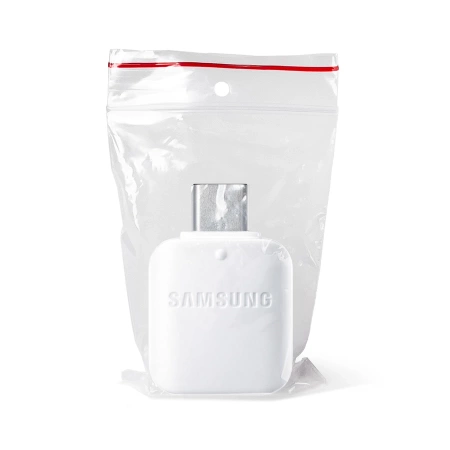 Samsung EE-UN930 USB-A auf USB-C OTG-Adapter (Großpackung – Ersatzverpackung) – Weiß