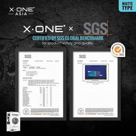 Szkło hartowane X-ONE Extreme Shock Eliminator 4th gen. Matowe - do iPhone 14 Pro Max/15 Plus