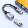 Ugreen kabel adapter przejściówka OTG USB-C (męski) - USB-A (żeński) 5Gb/s 0.15m czarny (US378)