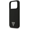 Etui Guess Silicone Triangle Logo MagSafe do iPhone 17 Pro Max - czarne