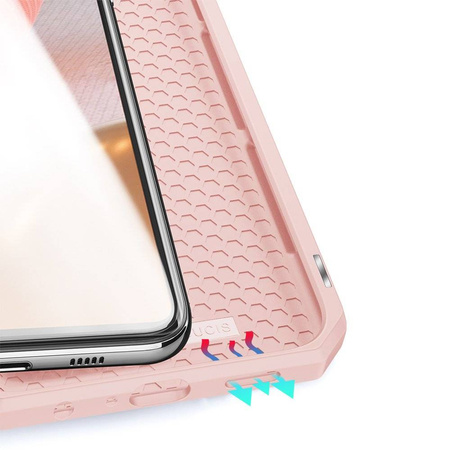 DUX DUCIS Skin X kabura etui pokrowiec z klapką Samsung Galaxy A72 4G różowy
