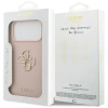 Etui Guess Grained Big 4G & Classic Logo na iPhone 17 Pro Max - różowe
