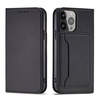 Magnet Card Case for Samsung Galaxy S23 Ultra flip cover wallet stand black