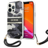 Guess GUHCP13LKCABBK iPhone 13 Pro / 13 6,1" czarny/black hardcase Camo Strap Collection