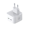 XO ładowarka sieciowa L102 PD 35W 2x USB-C biała + kabel USB-C - USB-C