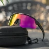 Rockbros Polarisierte Radbrille mit UV-Schutz und Korrektureinsatz - Grau
