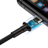 Baseus Cafule kabel przewód USB Typ C SuperCharge 40W Quick Charge 3.0 QC 3.0 1m szaro-czarny (CATKLF-PG1)