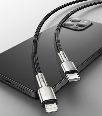 Baseus Cafule Series Metal Data Cable Type-C to iP PD 20W 2m Black