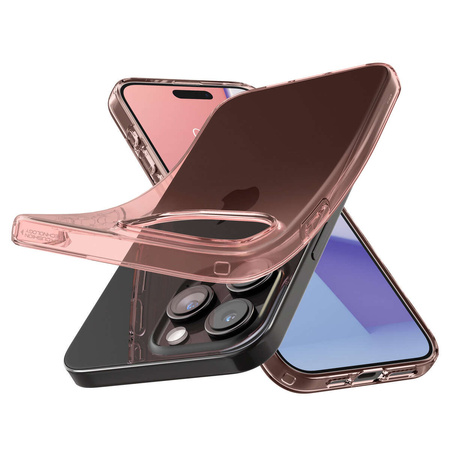 Spigen Crystal Flex, rose crystal - iPhone 15 Pro Max