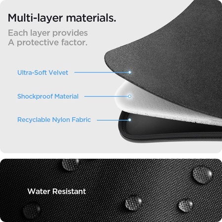 SPIGEN BASIC POUCH LAPTOP 15-16 BLACK