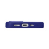 iCarer Litchi Premium Leather Case iPhone 14 Plus Magnetic Leather Case with MagSafe Dark Blue (WMI14220711-DB)