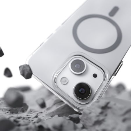 Nakładka Etteri Color Mag do iPhone 14 6,1" szara