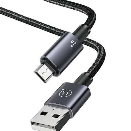 USAMS USB to Micro-USB Cable 2A 1.2m Fast Charging steel/tarnish SJ668USB01 (US-SJ668)