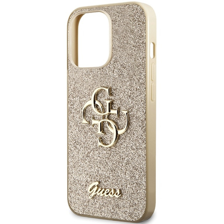 Original Case IPHONE 13 PRO MAX Guess Hardcase Glitter Script Big 4G