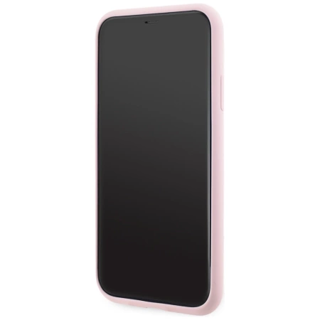 Karl Lagerfeld Silikon Karl&amp;Choupette MagSafe iPhone 11 Hülle - Rosa