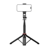 Selfie stick WC1Y2S 1.3m aluminum alloy telescopic tripod with phone holder - black
