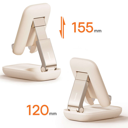 Regulowany stojak na telefon Baseus Seashell Series - czarny