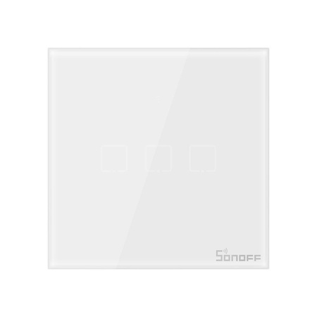 Dotykowy włącznik światła WiFi + RF 433 Sonoff T1 EU TX (3-kanałowy)