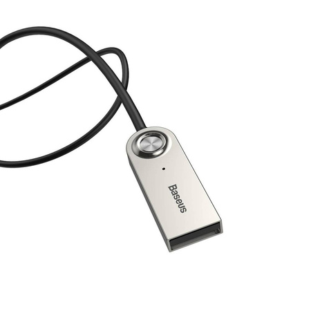 Adapter bluetooth 5.0 transmiter odbiornik dźwięku USB - audio minijack 3,5mm Baseus USB Wireless Adapter Cable BA01 (CABA01-01) czarny