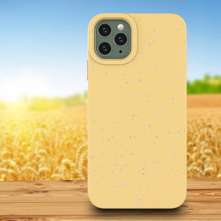 Eco Case etui do iPhone 11 Pro silikonowy pokrowiec obudowa do telefonu żółty
