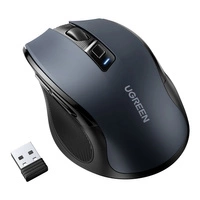 Ugreen USB Optical Wireless Mouse 2.4GHz 4000 DPI black (MU006)