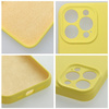 Futerał SILICONE 2mm do IPHONE 15 żółty