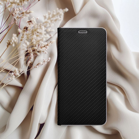 Kabura LUNA Book Carbon do SAMSUNG Xcover 4 czarny