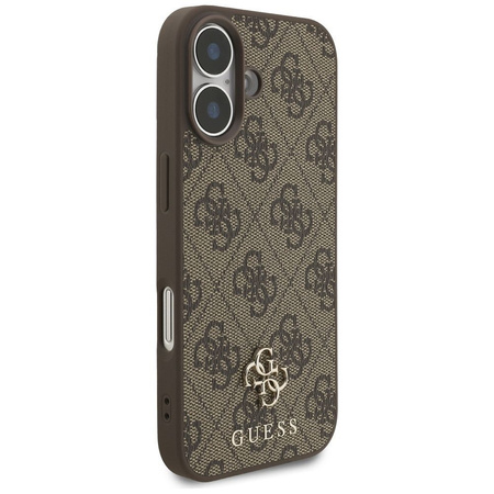 GUESS futerał do IPHONE 17 kompatybilny z MagSafe GUHMP17SP4SM4MW (PU 4G Small 4G and Classic) brązowy