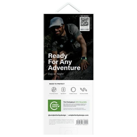 UNIQ pasek Stride SE Apple Watch         42/41/40mm FKM Rubber Strap lume