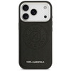 Karl Lagerfeld nakładka Magsafe PU case with Karl round point logo metal camera buttons and logo do iPhone 17 Pro czarna