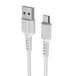 Kabel Micro USB 1m 2A Borofone Easy BX16 biały