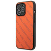 Original Case IPHONE 13 PRO MAX Karl Lagerfeld Hardcase Perforated Allover (KLHCP13XPTLO) orange